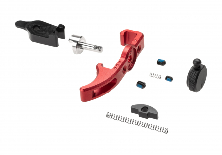 TTI Airsoft Extended Charging Handle with Selector Switch for AAP01 – Rot
