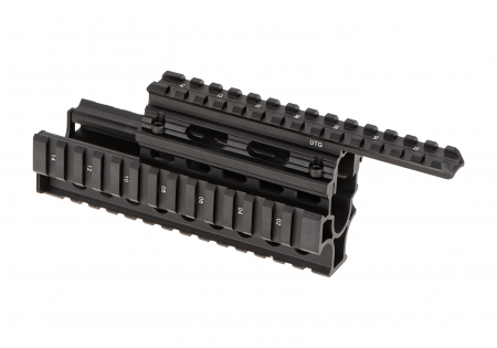 Leapers AK47 Quad Rail Handguard – Schwarz – Ansicht 2
