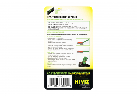 HIVIZ LiteWave Rear Sight for CZ 75/P01 – Ansicht 2