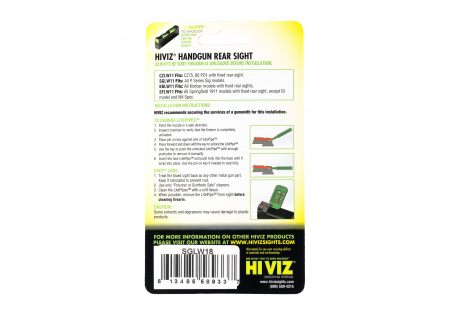 HIVIZ LiteWave Rear Sight for Sig P-Series – Ansicht 2