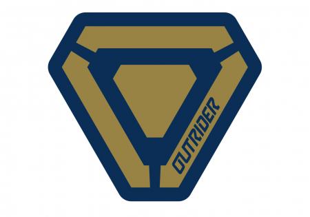 Outrider Outrider Tactical Triangle Medium Patch - Blau