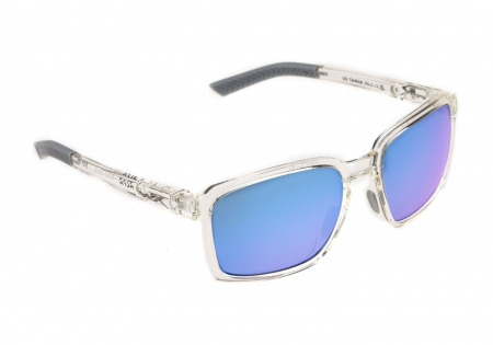 Wiley X WX Alfa Captivate Polarized Blue Mirror - Transparent