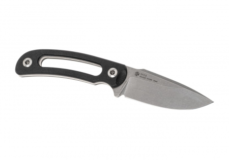 D2 Fixed Blade Silver Flecks Handle