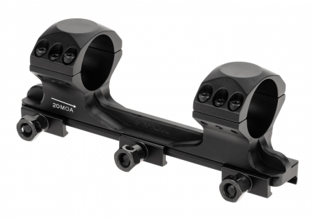 30mm X-Accu One Piece 20 MOA HI Picatinny Mount