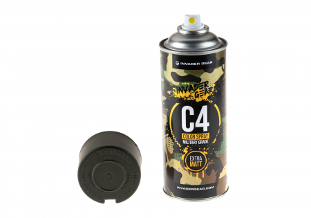 Invader Gear C4 Mil Grade Color Spray – Olive Drab