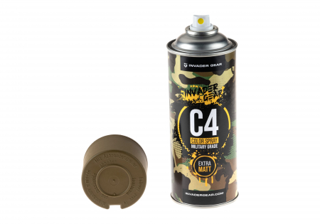 Invader Gear C4 Mil Grade Color Spray – Coyote Brown