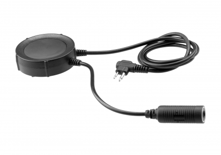 Earmor M55 Tactical PTT Motorola Two Pin – Schwarz