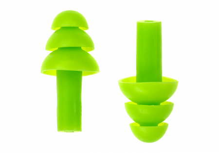 Earmor MaxDefense Silicone Ear Plugs NRR23 100 Pairs Box – Gelb