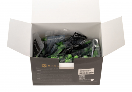 Earmor MaxDefense Silicone Ear Plugs NRR23 100 Pairs Box – Gelb