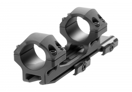 Leapers Accu-Sync QR 1 Inch Medium Profile 50 mm Offset Scope Mount – Schwarz – Ansicht 3