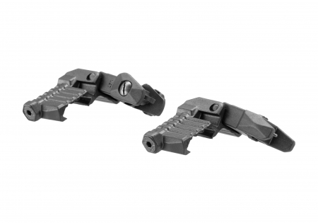 DLG Tactical Offset Iron Sight Set High Profile – Schwarz
