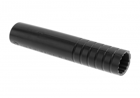 Manta 7.5 x 1.375 Inch ID Slim Smooth Suppressor Cover – Schwarz – Ansicht 2