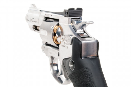 Dan Wesson CO₂ Revolver 2,5 Zoll – Silver, 4,5 mm (.177) Diabolo, ca. 2,35 J