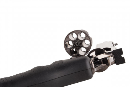 Dan Wesson 715 CO₂ Revolver 6 Zoll – Steel Grey, 4,5 mm (.177) Diabolo, ca. 3,0 J