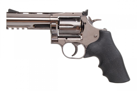 Dan Wesson 715 CO₂ Revolver 4 Zoll – Steel Grey, 4,5 mm (.177) BB, ca. 2,1 J