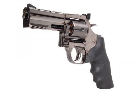 Dan Wesson 715 CO₂ Revolver 4 Zoll – Steel Grey, 4,5 mm (.177) BB, ca. 2,1 J