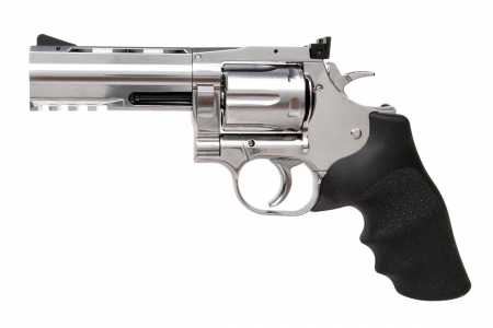 Dan Wesson 715 CO₂ Revolver 4 Zoll – Silber, 4,5 mm (.177) Diabolo,  3,0 J