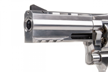 Dan Wesson 715 CO₂ Revolver 4 Zoll – Silber, 4,5 mm (.177) Diabolo,  3,0 J