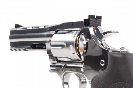 Dan Wesson 715 CO₂ Revolver 4 Zoll – Silber, 4,5 mm (.177) Diabolo,  3,0 J