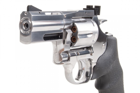 Dan Wesson 715 CO₂ Revolver 2,5 Zoll – Silver, 4,5 mm (.177) BB, ca. 1,75 J