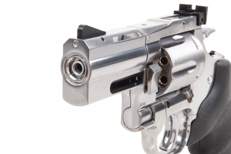 Dan Wesson 715 CO₂ Revolver 2,5 Zoll – Silver, 4,5 mm (.177) Diabolo, ca. 2,6 J