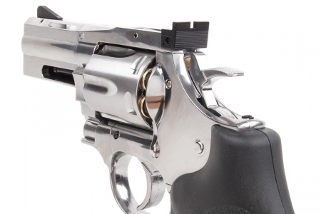 Dan Wesson 715 CO₂ Revolver 2,5 Zoll – Silver, 4,5 mm (.177) Diabolo, ca. 2,6 J