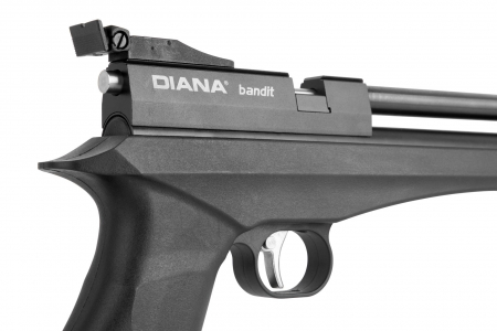 DIANA bandit black PCP Luftpistole 5,5 mm (.22)  Pressluft, Regulator,  7,5 J