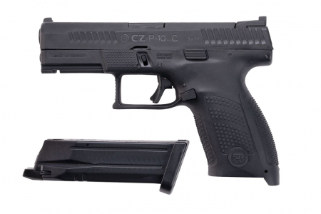 CZ P-10C Airsoft Pistole Gas Blowback 6 mm BB – Schwarz – Ansicht 3