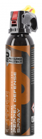 P2P PDS-380 Pfefferspray 185 ml – konischer Strahl (10% OC)