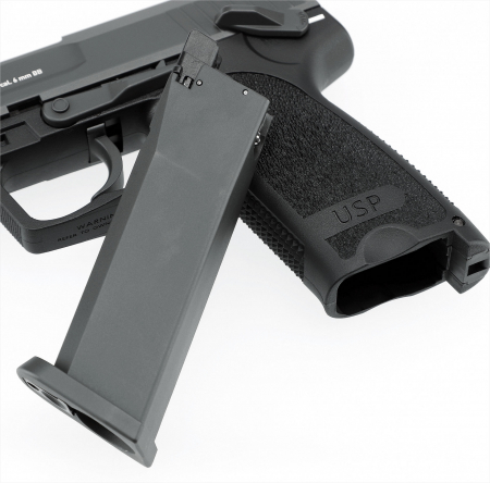 Heckler & Koch USP Airsoft CO₂ 6 mm BB – Full Metal Slide – Schwarz –