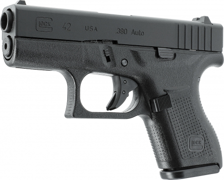 GLOCK 42 Airsoft Gas Blowback 6 mm BB – Schwarz – 1,0 Joule –