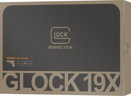 GLOCK 19X MOS cal. 6 mm BB – CO₂,  1,0 J, Coyote