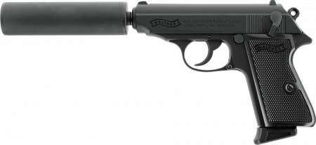Walther PPK/S Kit – 6 mm, Gas, < 1,0 J