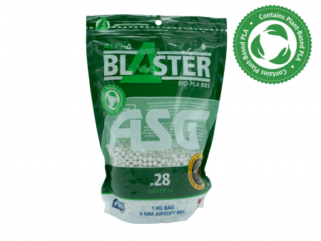 Alpha Blaster PLA BBs 0.28g 1 kg Bag