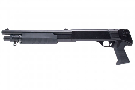 Franchi SAS 12 Airsoft Federdruck Pumpgun – Schwarz, 6 mm BB