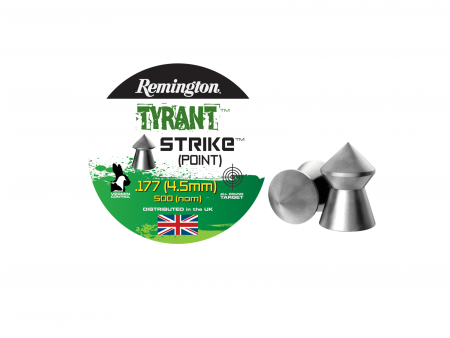 Remington Tyrant Strike Pellets, 4.5mm, 7.56 grs, 500 pcs