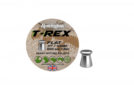 Remington T-Rex Flat Pellets 4,5 mm 7,8 grs 500 Stk.