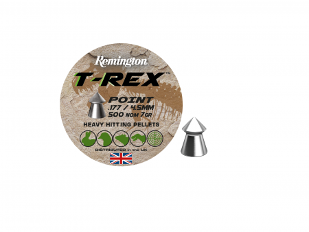 Remington T-Rex Point Pellets 4,5 mm 7 grs 500 Stk.