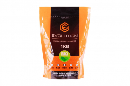 Evolution High Performance Airsoft BIO BBs 6 mm 0,25 g 4.000 Stück