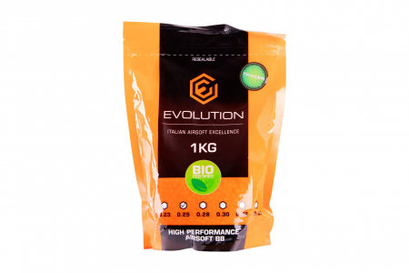 Evolution High Performance Airsoft BIO Tracer BBs 6 mm 0,25 g 4.000 Stück