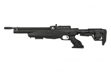 Reximex Tormenta Lite Schwarz 4,5 mm – Leichtes PCP-Luftgewehr mit Polymer-Schaft
