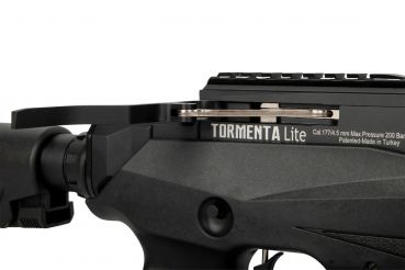 Reximex Tormenta Lite Schwarz 4,5 mm – Leichtes PCP-Luftgewehr mit Polymer-Schaft
