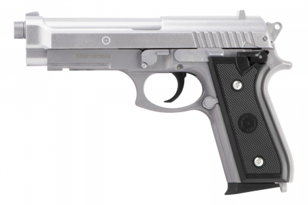 PT92 Airsoft Federdruckpistole 6 mm BB – unter 0,5 J – Silber