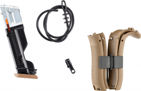 T4E GLOCK 17 Gen5 French Army Edition RAM-Waffe Cal. .43