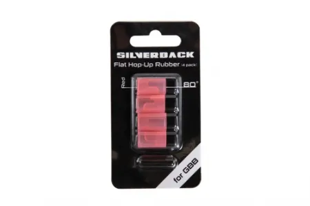 Set of 4 Hop-Up Silverback 80° elastics type GBB (silicone version)