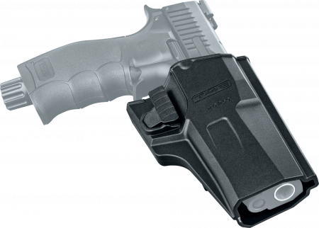 T4E Polymer Holster - für HDP 50 / TP 50, Gürtelaufnahme höhenverstellbar und auf Gürtelbreite einstellbar
