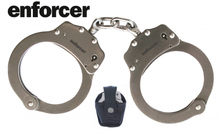 enforcer Edelstahl Handfessel kompl. mit Etui