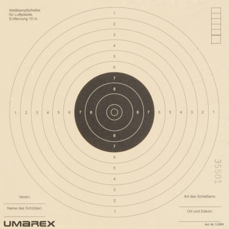 Umarex Zielscheiben – 17 x 17 cm, 1.000 St. – Ansicht 2