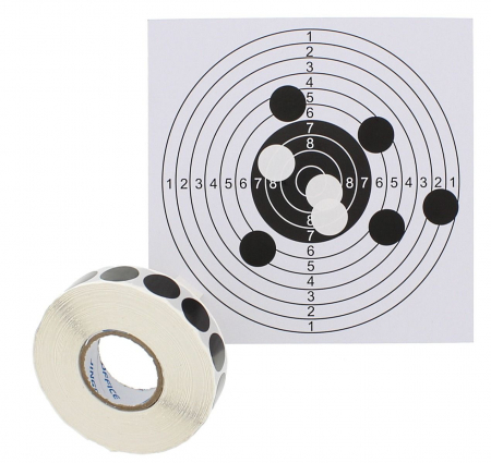 Schusspflaster 19 mm, schwarz