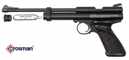 Crosman 2300T CO₂-Luftpistole 4,5 mm Diabolo – Einzellader, gezogener Lauf